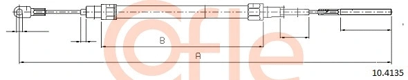 Cable Pull, parking brake (10.4135)