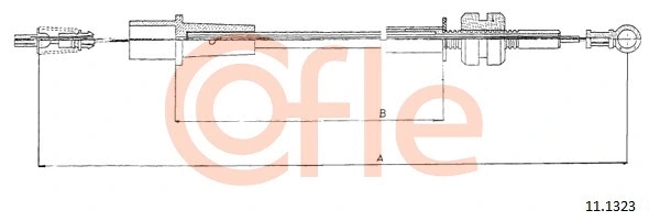 Accelerator Cable (11.1323)