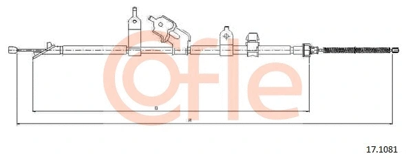 Cable Pull, parking brake (17.1081)