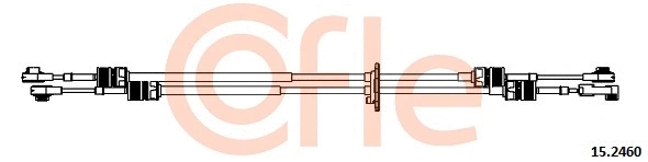Cable Pull, manual transmission (15.2460)