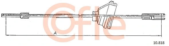 Cable Pull, parking brake (10.818)