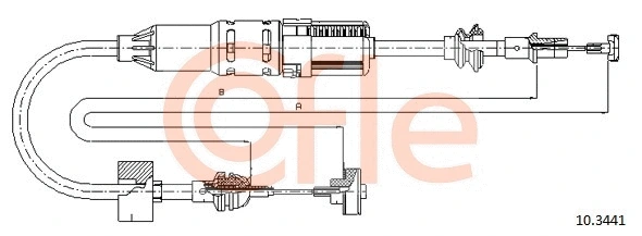 Cable Pull, clutch control (10.3441)