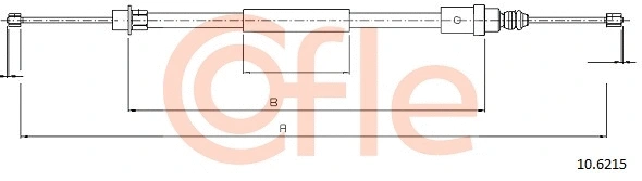 Cable Pull, parking brake (92.10.6215)