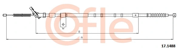 Cable Pull, parking brake (17.1488)