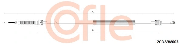 Cable Pull, manual transmission (2CB.VK003)