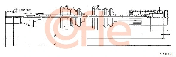 Speedometer Cable (S31031)