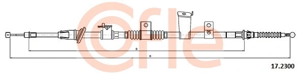 Cable Pull, parking brake (17.2300)