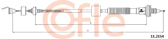 Cable Pull, clutch control (11.2154)