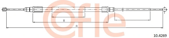 Cable Pull, parking brake (10.4269)