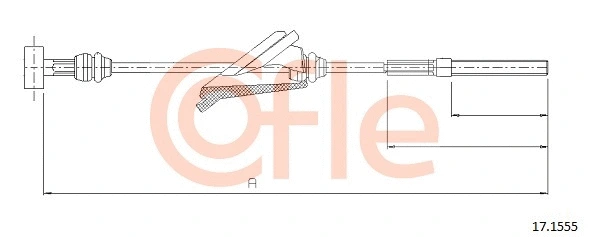 Cable Pull, parking brake (17.1555)