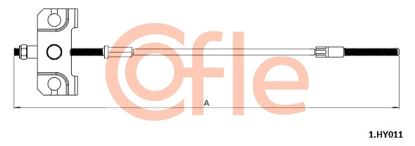 Cable Pull, parking brake (92.1.HY011)