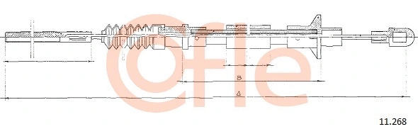 Cable Pull, clutch control (11.268)