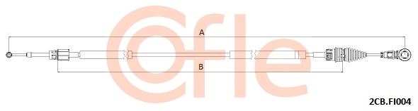 Cable Pull, manual transmission (92.2CB.FI004)