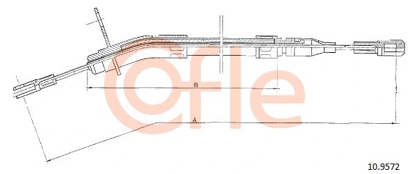Cable Pull, parking brake (10.9572)