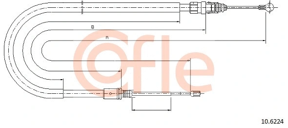 Cable Pull, parking brake (92.10.6224)