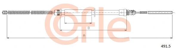 Cable Pull, parking brake (491.5)
