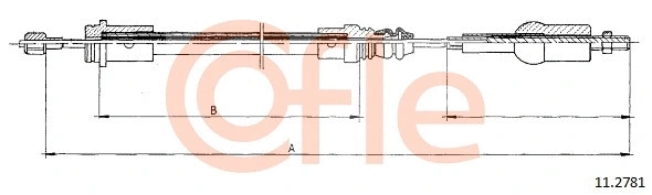 Cable Pull, clutch control (11.2781)