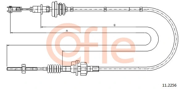 Cable Pull, clutch control (11.2256)