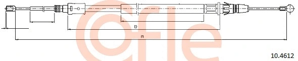 Cable Pull, parking brake (92.10.4612)