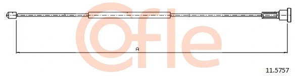 Cable Pull, parking brake (11.5757)