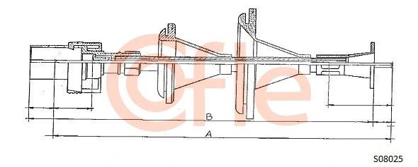 Speedometer Cable (S08025)