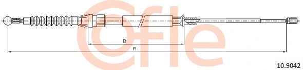 Cable Pull, parking brake (10.9042)