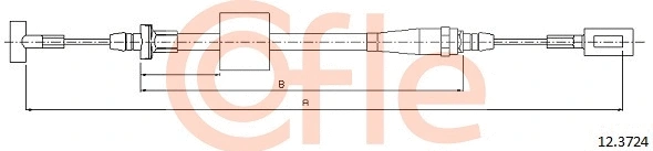 Cable Pull, parking brake (92.12.3724)