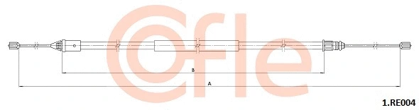 Cable Pull, parking brake (1.RE004)