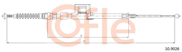 Cable Pull, parking brake (92.10.9026)