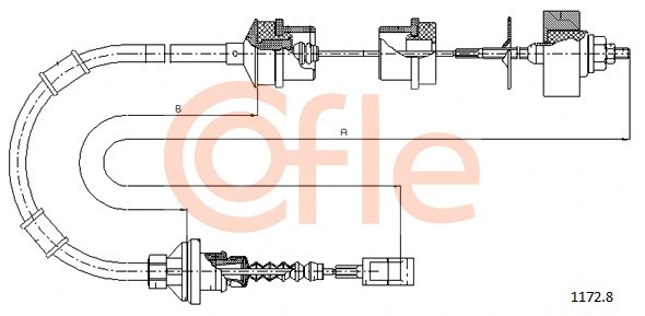 Cable Pull, clutch control (1172.8)
