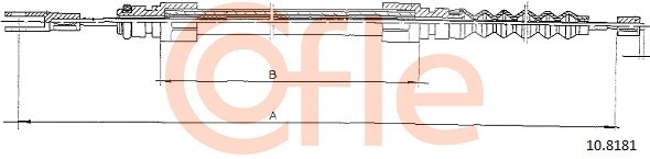 Cable Pull, parking brake (10.8181)