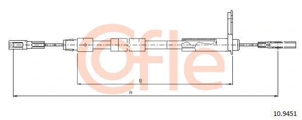 Cable Pull, parking brake (10.9451)