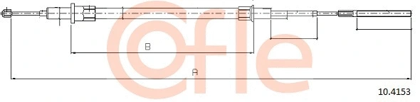 Cable Pull, parking brake (10.4153)