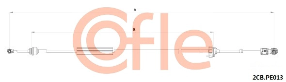 Cable Pull, manual transmission (92.2CB.PE013)