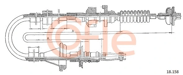 Cable Pull, clutch control (18.158)
