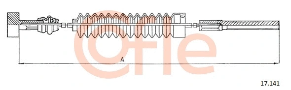 Cable Pull, parking brake (17.141)