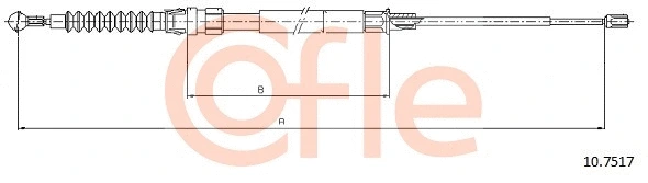Cable Pull, parking brake (10.7517)