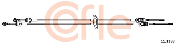 Cable Pull, manual transmission (11.3358)