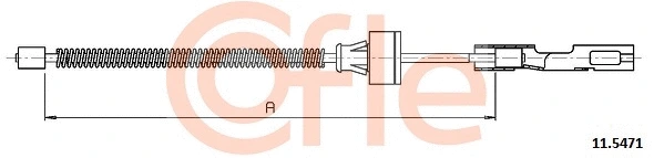 Cable Pull, parking brake (11.5471)