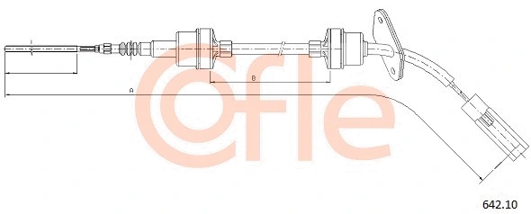 Cable Pull, clutch control (642.10)