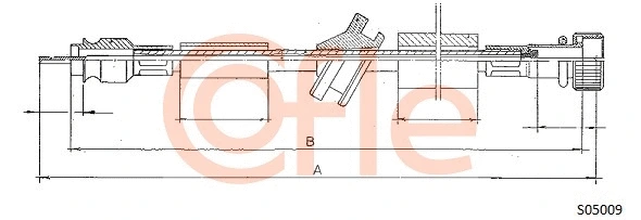 Speedometer Cable (S05009)