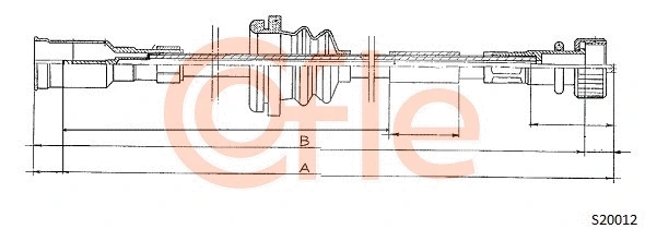 Speedometer Cable (S20012)