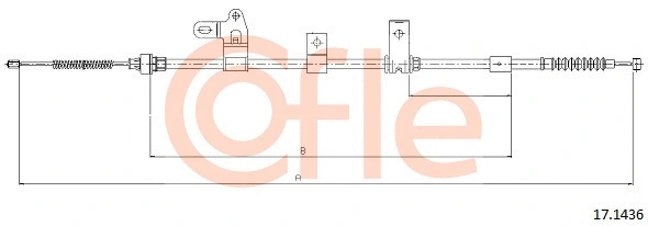 Cable Pull, parking brake (17.1436)