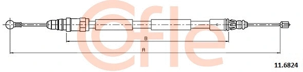 Cable Pull, parking brake (11.6824)