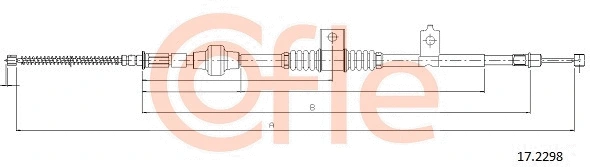 Cable Pull, parking brake (17.2298)