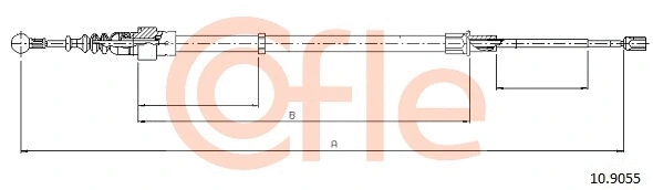 Cable Pull, parking brake (10.9055)