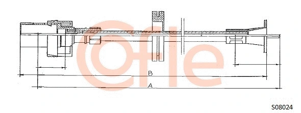 Speedometer Cable (S08024)