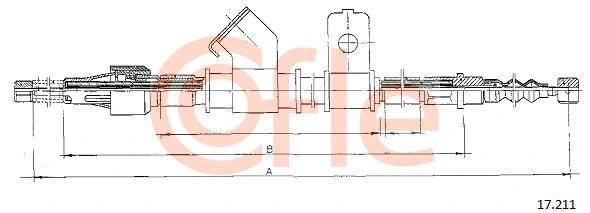 Cable Pull, parking brake (17.211)