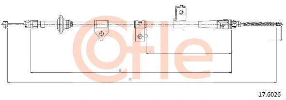 Cable Pull, parking brake (17.6026)