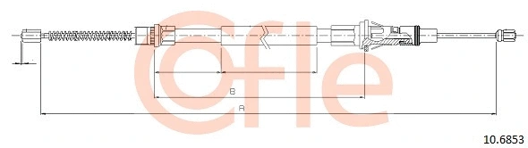 Cable Pull, parking brake (10.6853)